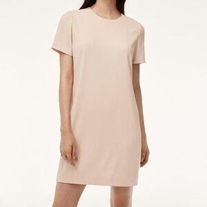 Aritzia Babaton Patricio Dress Matte Pearl NWT Size 0 Terado Crepe